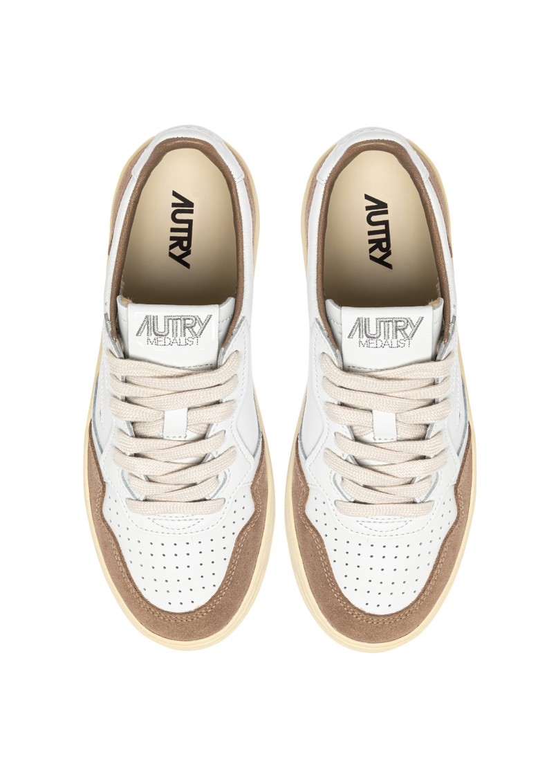 Basket Medalist Low Soft Leather / Suede White / Antilope Autry