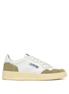 Basket Medalist Low Soft Leather / Suede White / Grey Green Autry