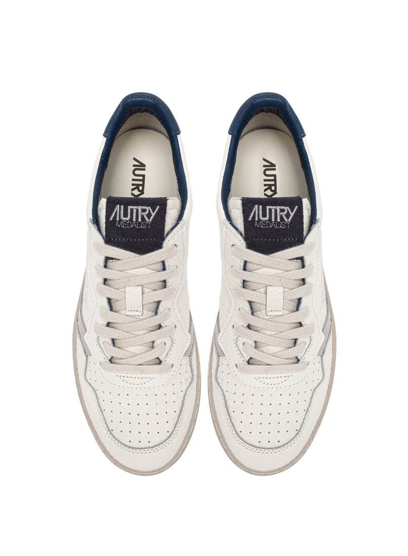 Basket Medalist Low Leather Elephant / Suede Ensign Blue / Peroscope Autry