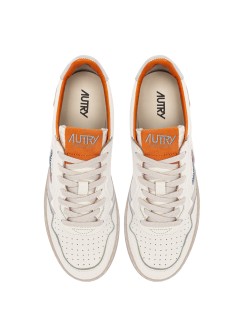 Basket Medalist Low Leather Elephant / Suede Marshmallow / Fanta Autry