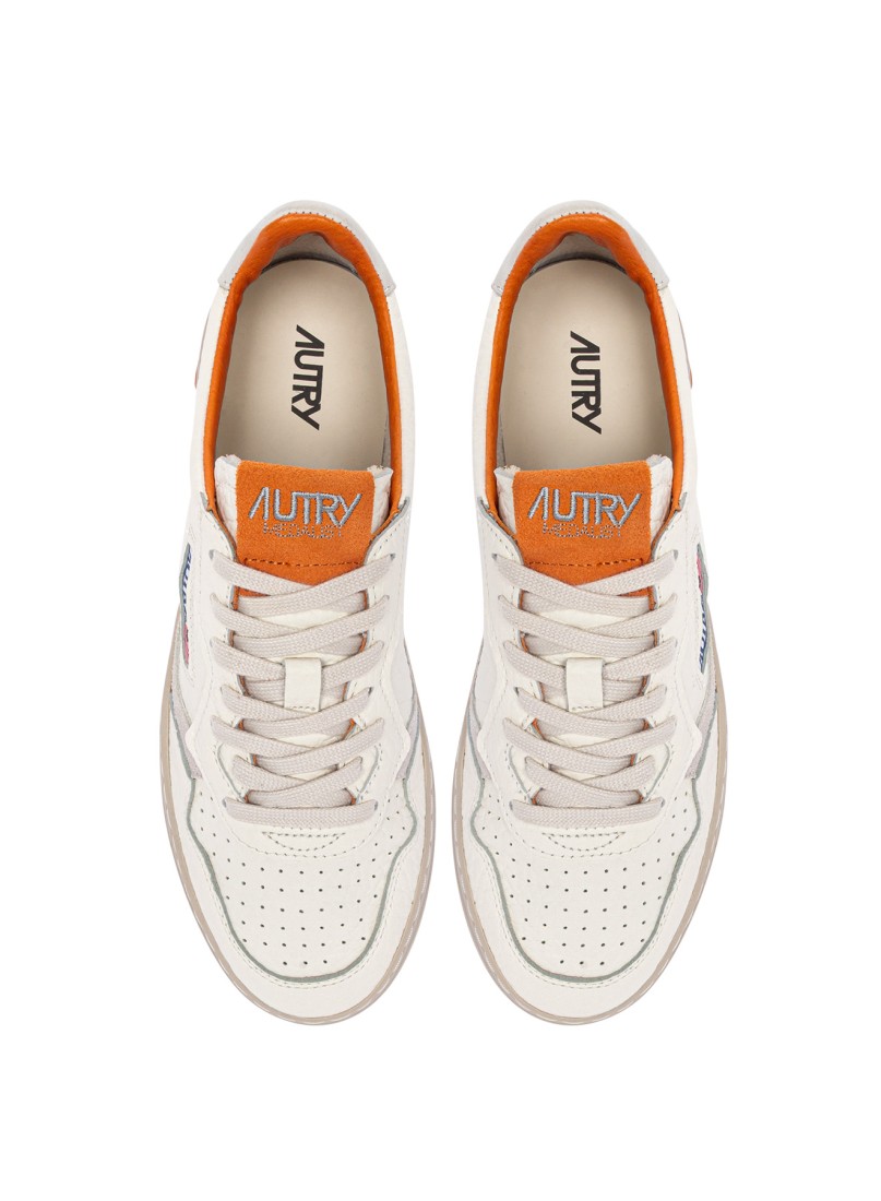 Basket Medalist Low Leather Elephant / Suede Marshmallow / Fanta Autry