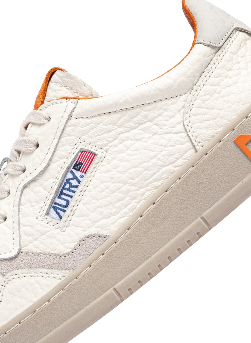 Basket Medalist Low Leather Elephant / Suede Marshmallow / Fanta Autry