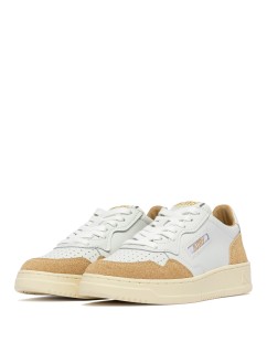 Basket Medalist Low Soft Leather / Stars White / Ecru Autry