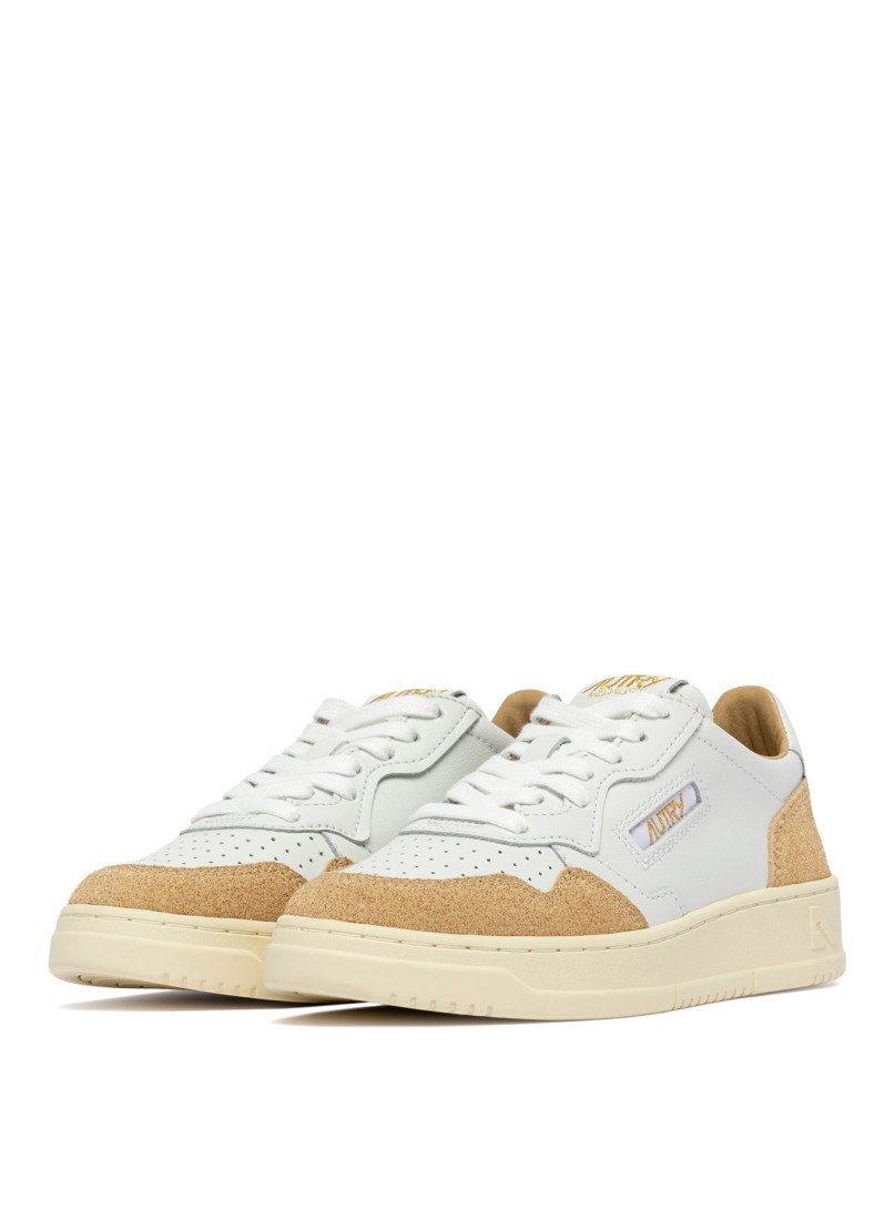 Basket Medalist Low Soft Leather / Stars White / Ecru Autry