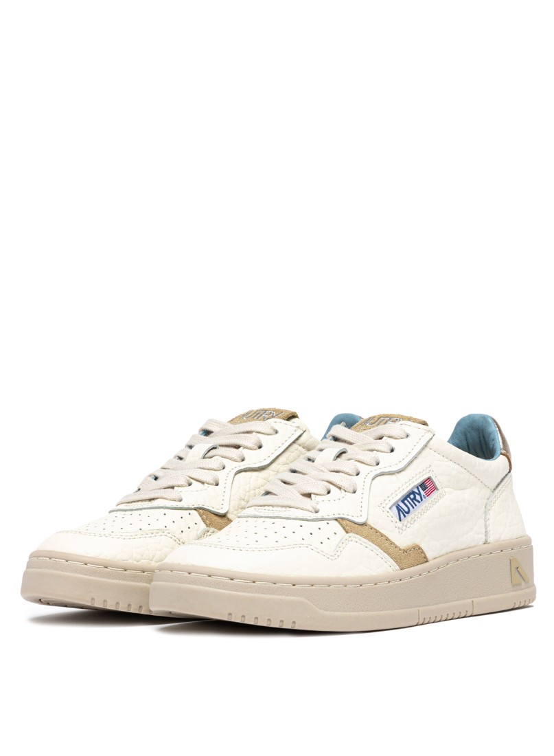 Basket Medalist Low Leather Elephant / Suede Platinum / Sponge Autry