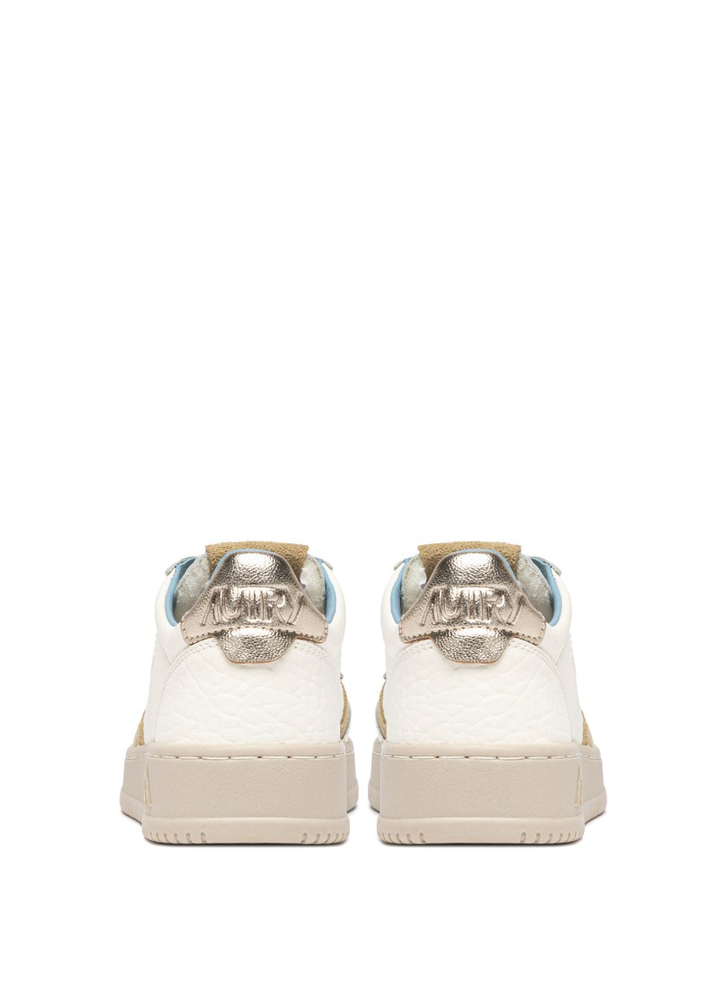 Basket Medalist Low Leather Elephant / Suede Platinum / Sponge Autry