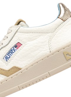 Basket Medalist Low Leather Elephant / Suede Platinum / Sponge Autry