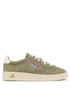 Basket Medalist Low Finish / Suede Gray Green / White Autry