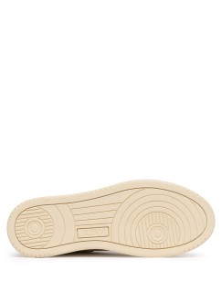 Basket Medalist Low Wom Leather / Hole Panna Autry