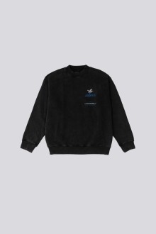Pegasus Series Fadeout Crewneck Black Goodies Sportive