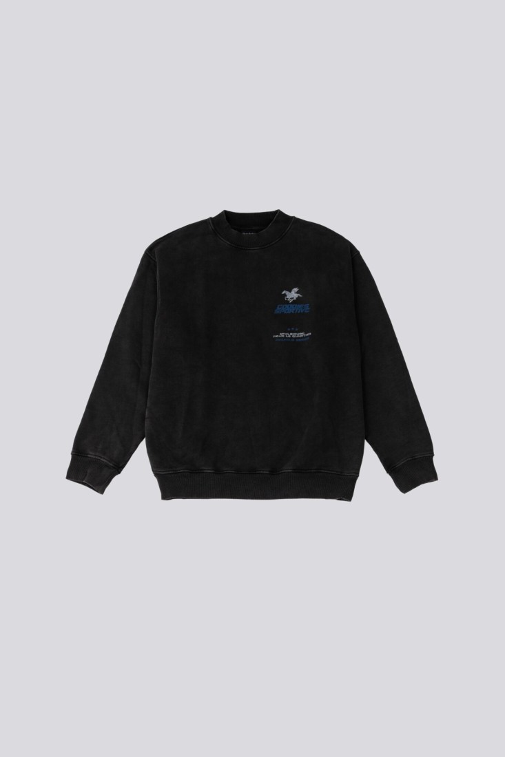 Pegasus Series Fadeout Crewneck Black Goodies Sportive