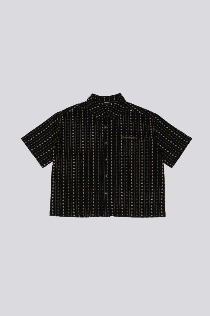 Boxy Thyme Shirt Black Goodies Sportive