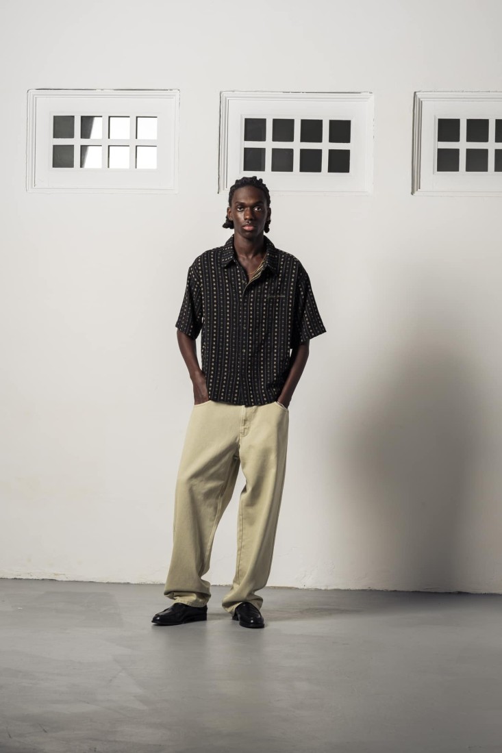 Boxy Thyme Shirt Black Goodies Sportive