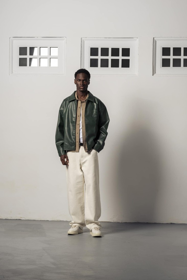 Jasper Eco-Leather Jacket Green Goodies Sportive