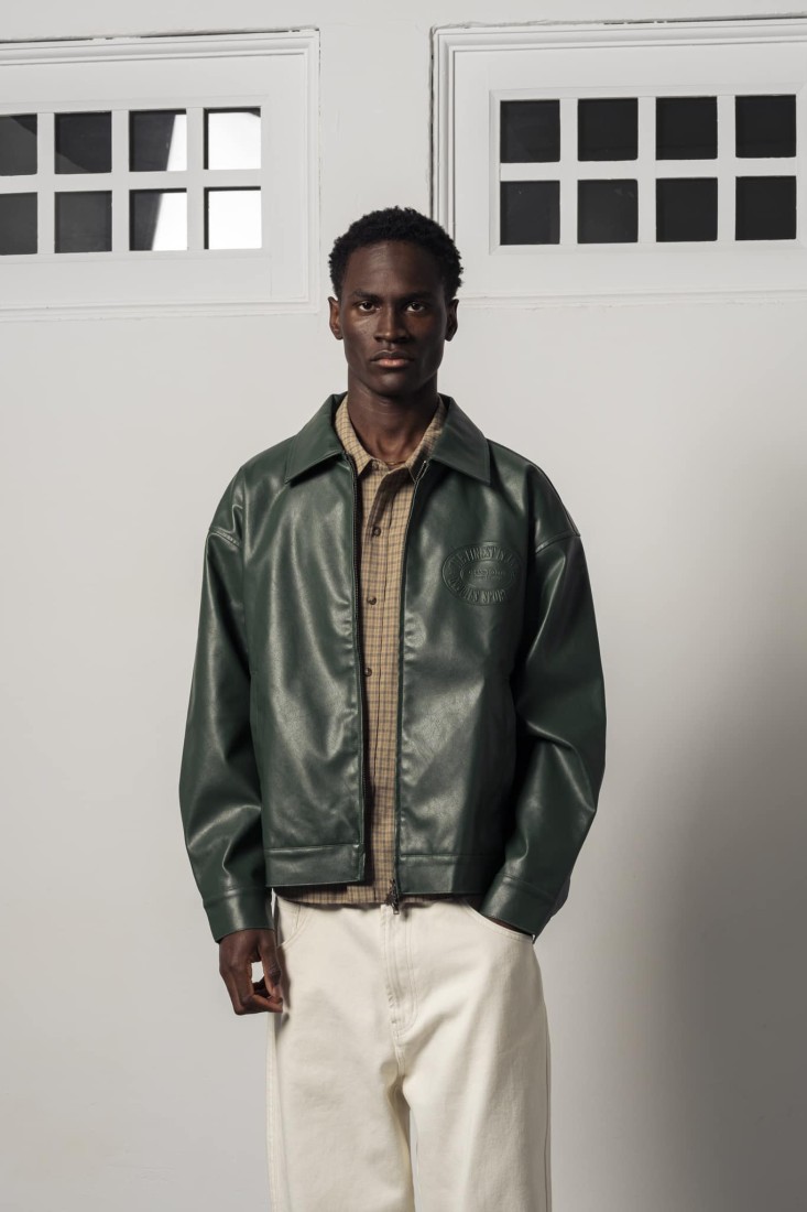 Jasper Eco-Leather Jacket Green Goodies Sportive