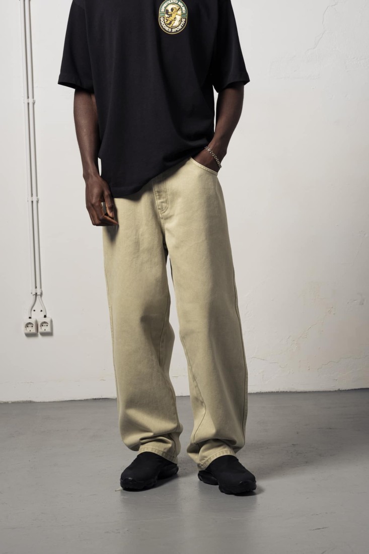 Wide Leg Khaki Pants Khaki Goodies Sportive