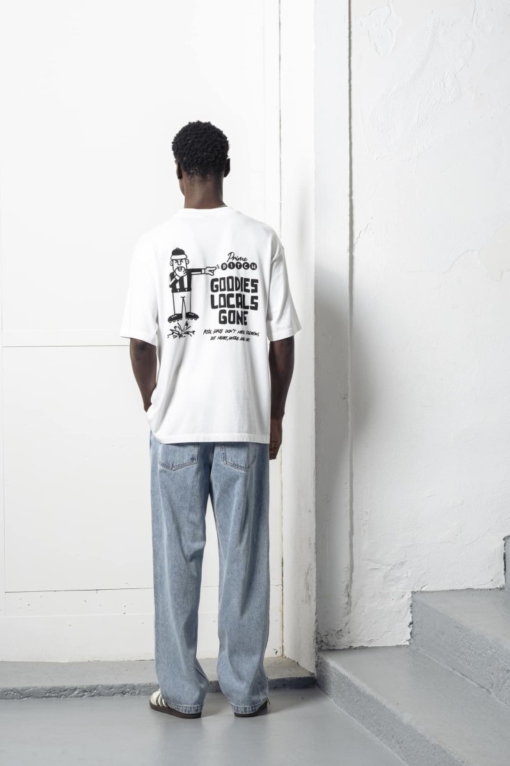 Prime Pitch Locals Tee White Goodies Sportive