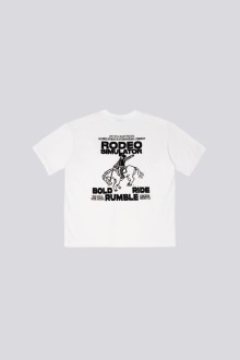 Rodeo Simulator White Tee White Goodies Sportive