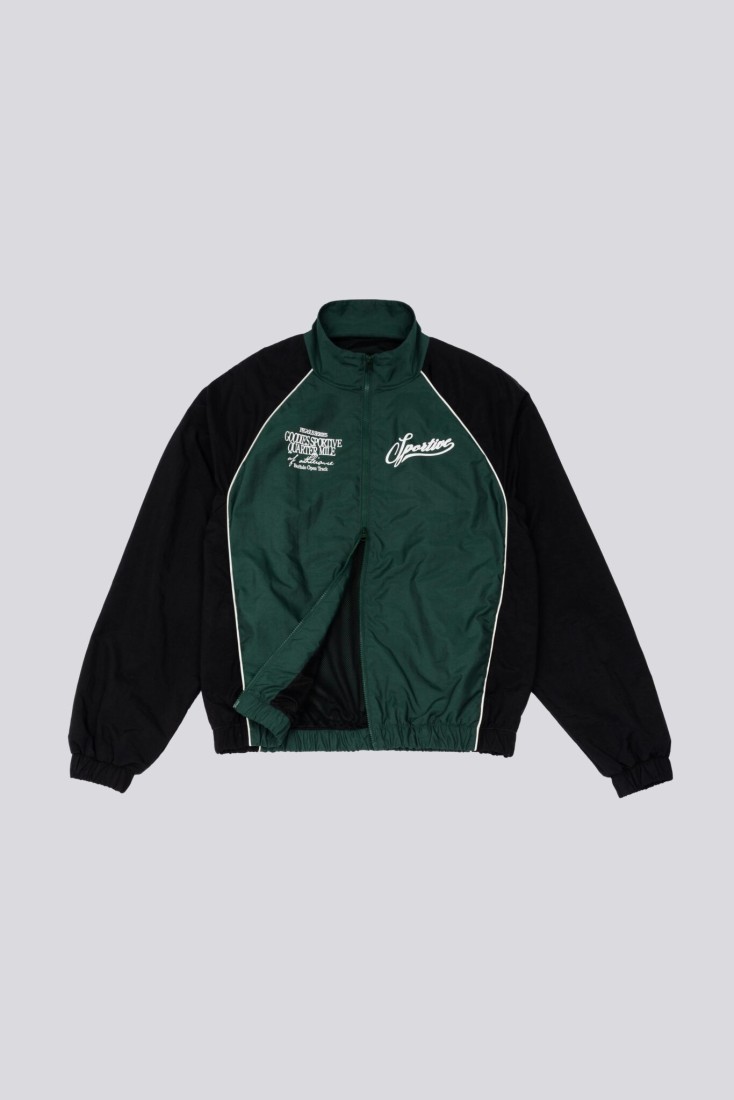 Open Track Suit Jkt Dark / Green Goodies Sportive