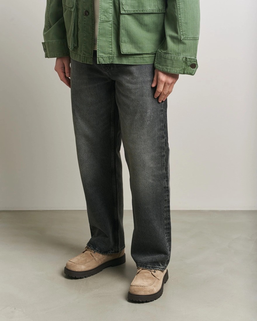 Highwood Moc Lace Low Suede Gray Taupe Birkenstock