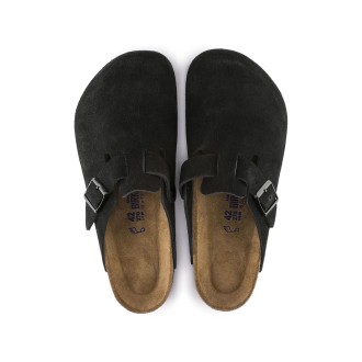 Boston Suede Black Birkenstock