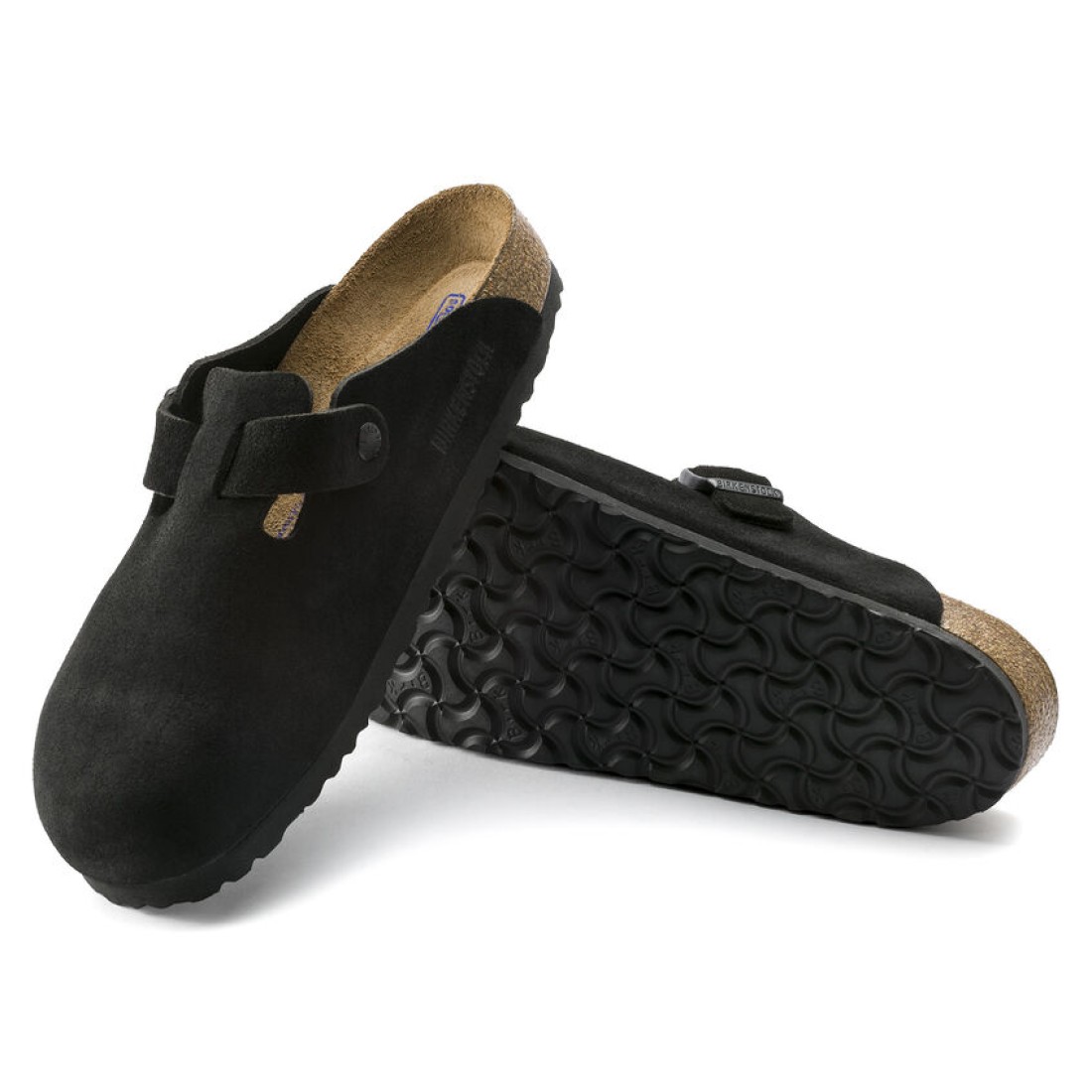 Boston Suede Black Birkenstock