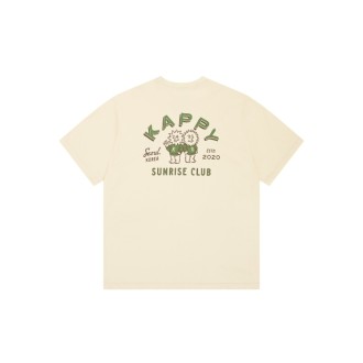 Sunny Mates Half T-shirt Cream Kappy Design