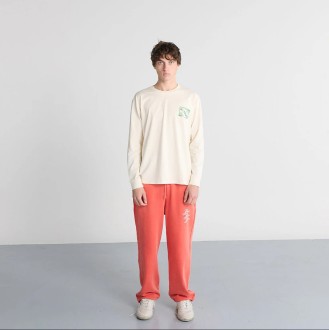 Pants Unisex Cigarette Washed Red Bisous Skateboards