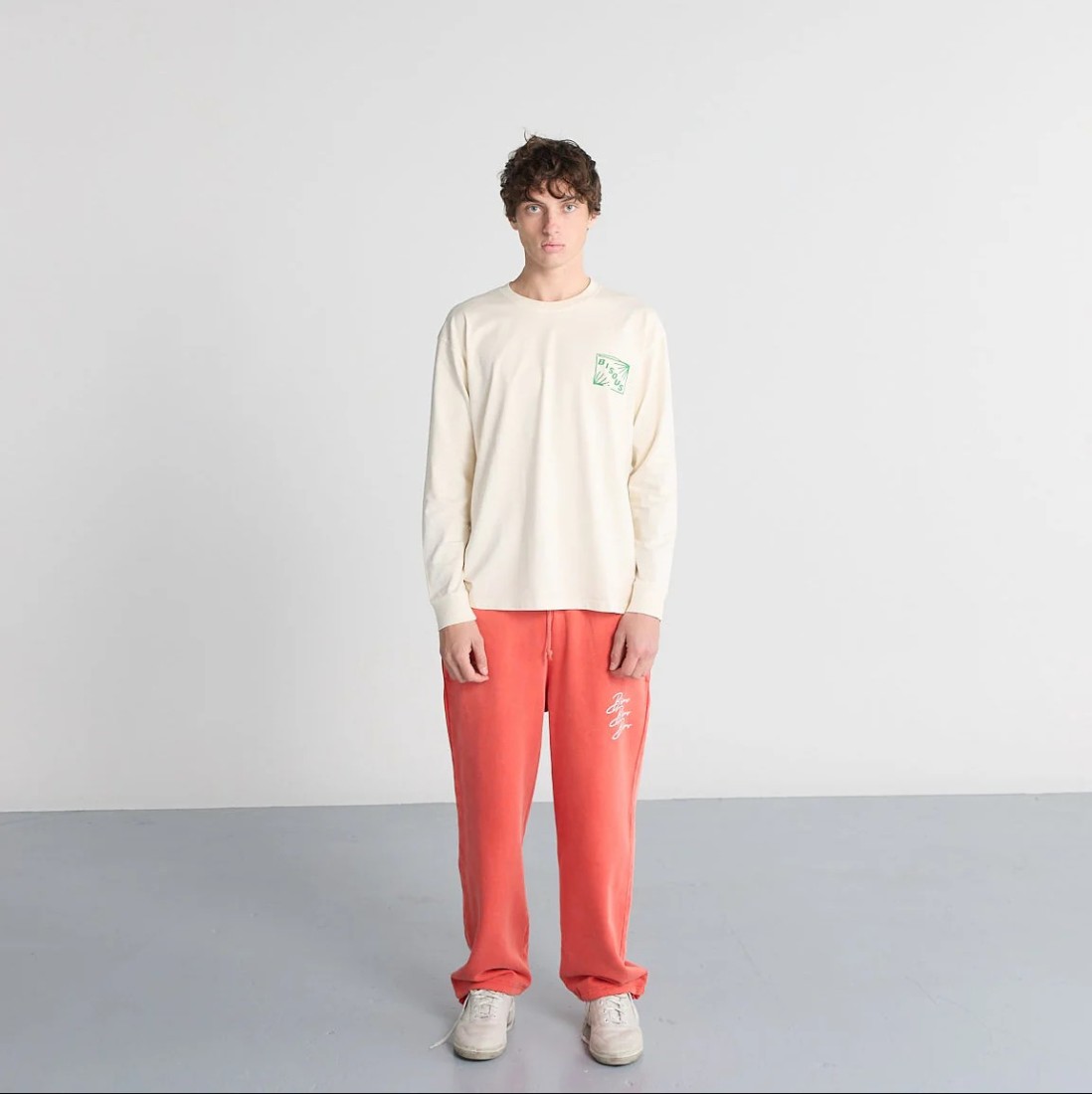 Pants Unisex Cigarette Washed Red Bisous Skateboards