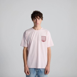 T-shirt UNISEX Cap d'Agde Light Pink  Bisous Skateboards