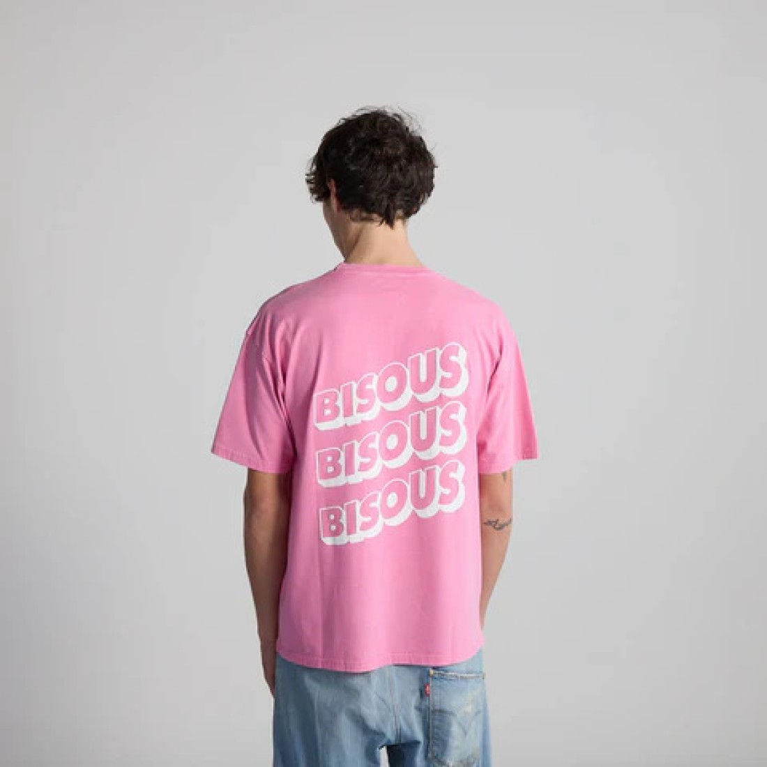 T-Shirt UNISEX Sonics Light Pink Bisous Skateboards