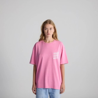 T-Shirt UNISEX Sonics Light Pink Bisous Skateboards