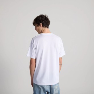 T-Shirt Unisex Gianni Embroidery White Bisous Skateboards