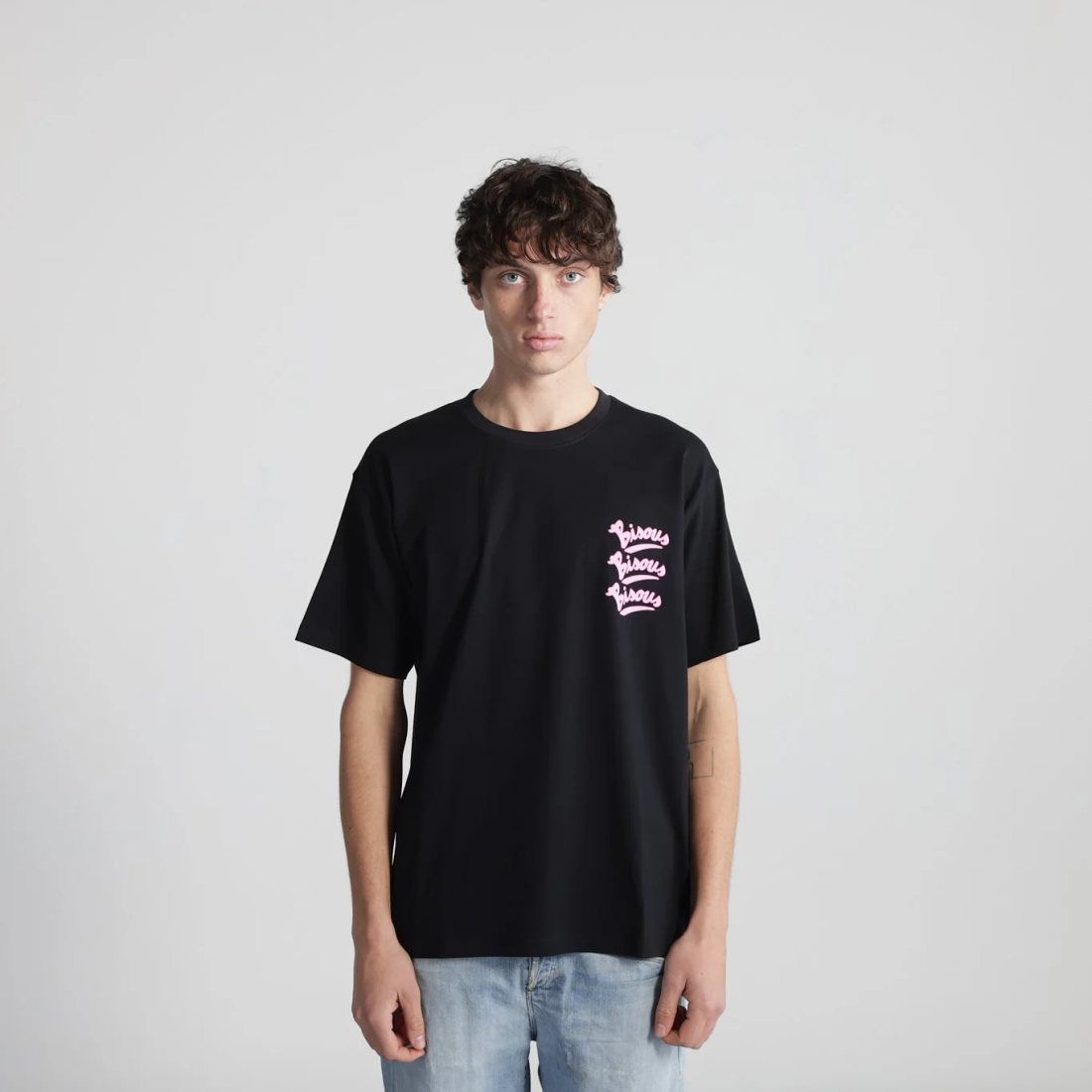 T-Shirt Unisex Gianni Black Bisous Skateboards