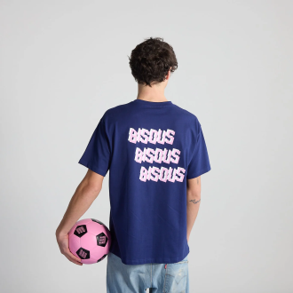 T-shirt UNISEX Bisous X3 Navy Bisous Skateboards