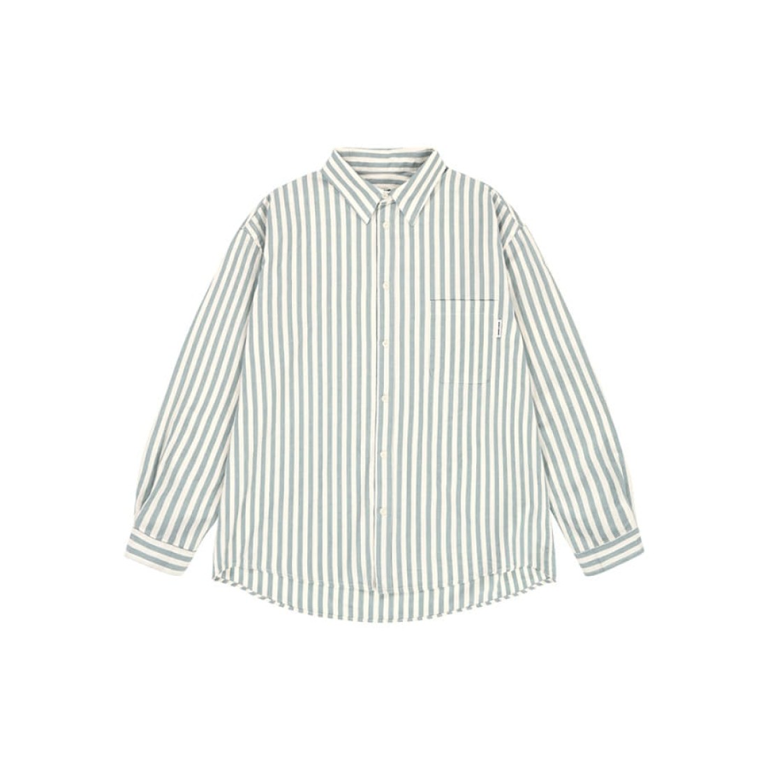 Melange Stripe Shirt Sky Blue UNISEX Kappy Design
