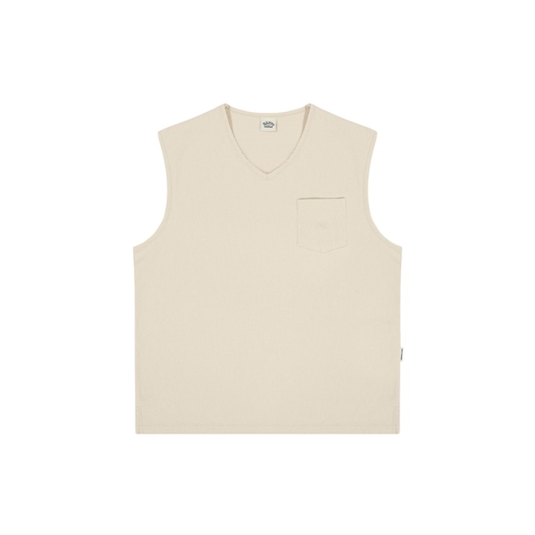 Woven Cotton Vest Cream UNISEX Kappy Design