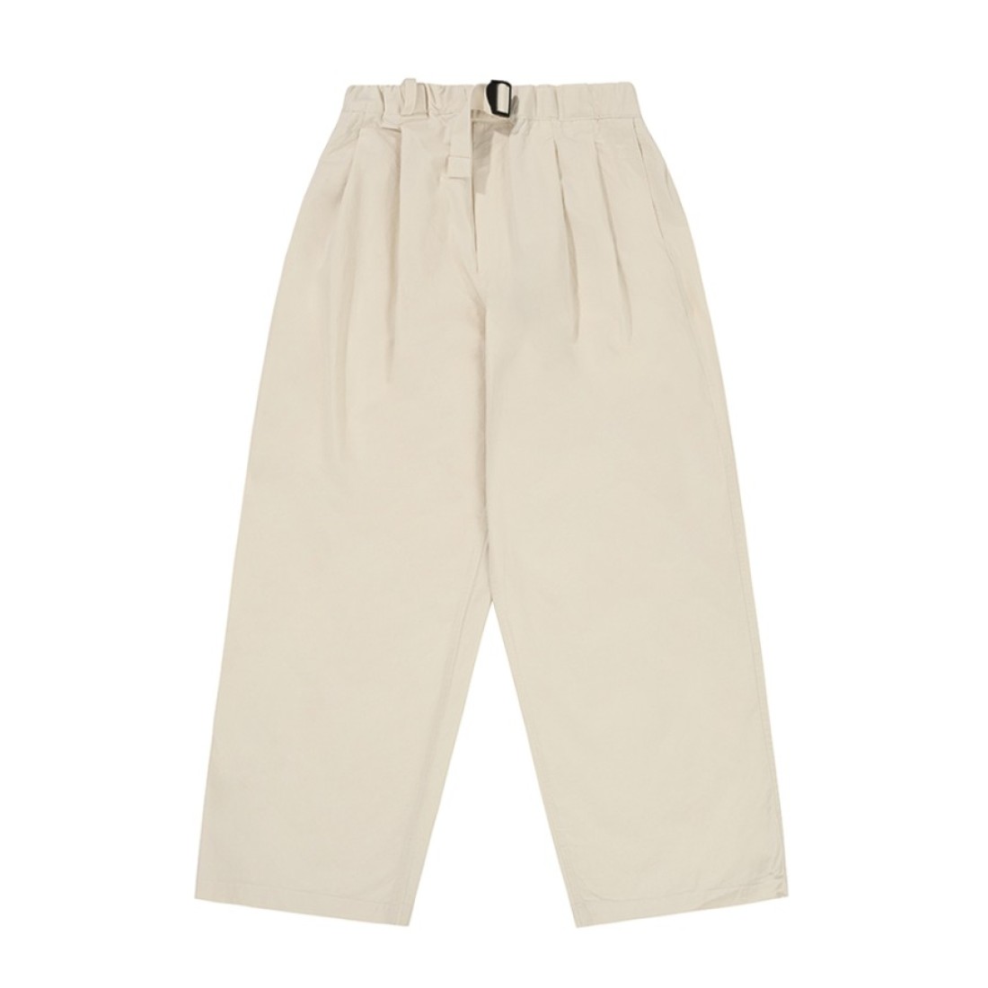 Two Tuck Wide Pants Cream UNISEX Kappy Design