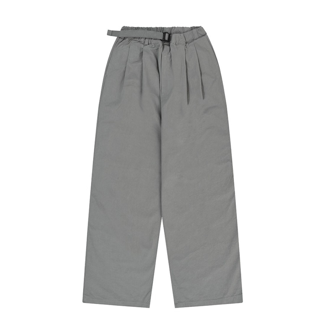 Two Tuck Wide Pants Light Grey UNISEX Kappy Design