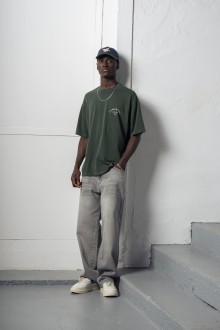 Premium Green Tee Stone Wash Green Goodies Sportive