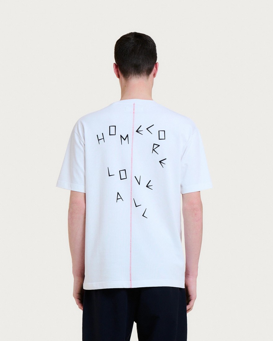 T-Shirt Love All Tee White-Red Homecore