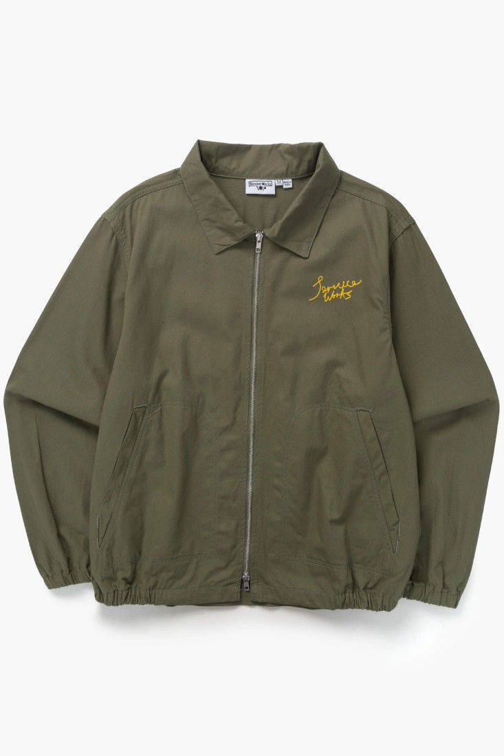 Twill Work Jacket Olive Service Works