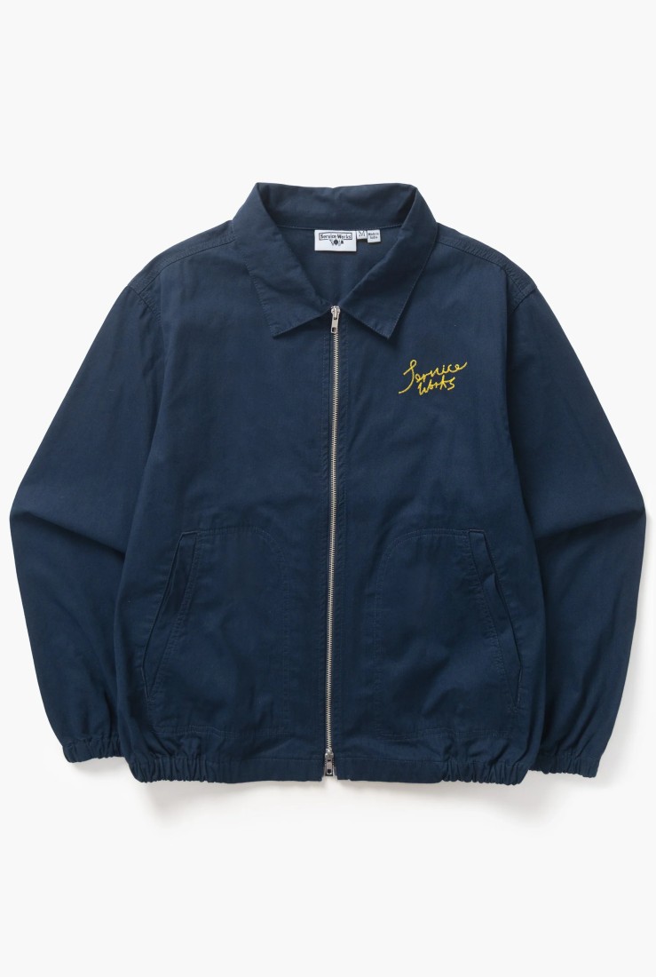Twill Work Jacket Dark Navy Service Works