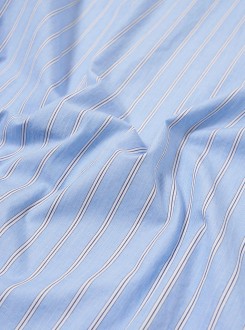 Mc Stripe Square Pocket Shirt Blue Universal Works