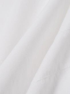 Poplin Patched Lazy Day Shirt White Universal Works