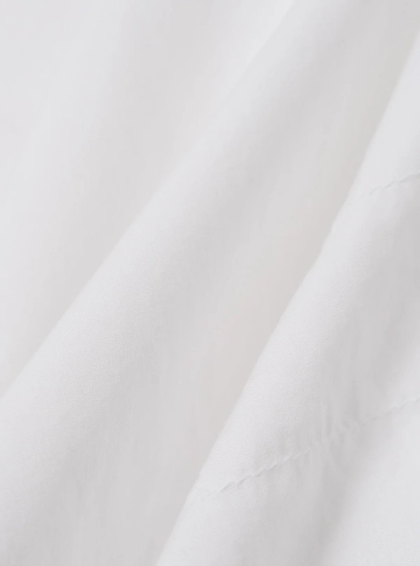 Poplin Patched Lazy Day Shirt White Universal Works