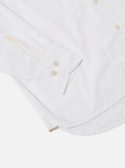 Poplin Patched Lazy Day Shirt White Universal Works