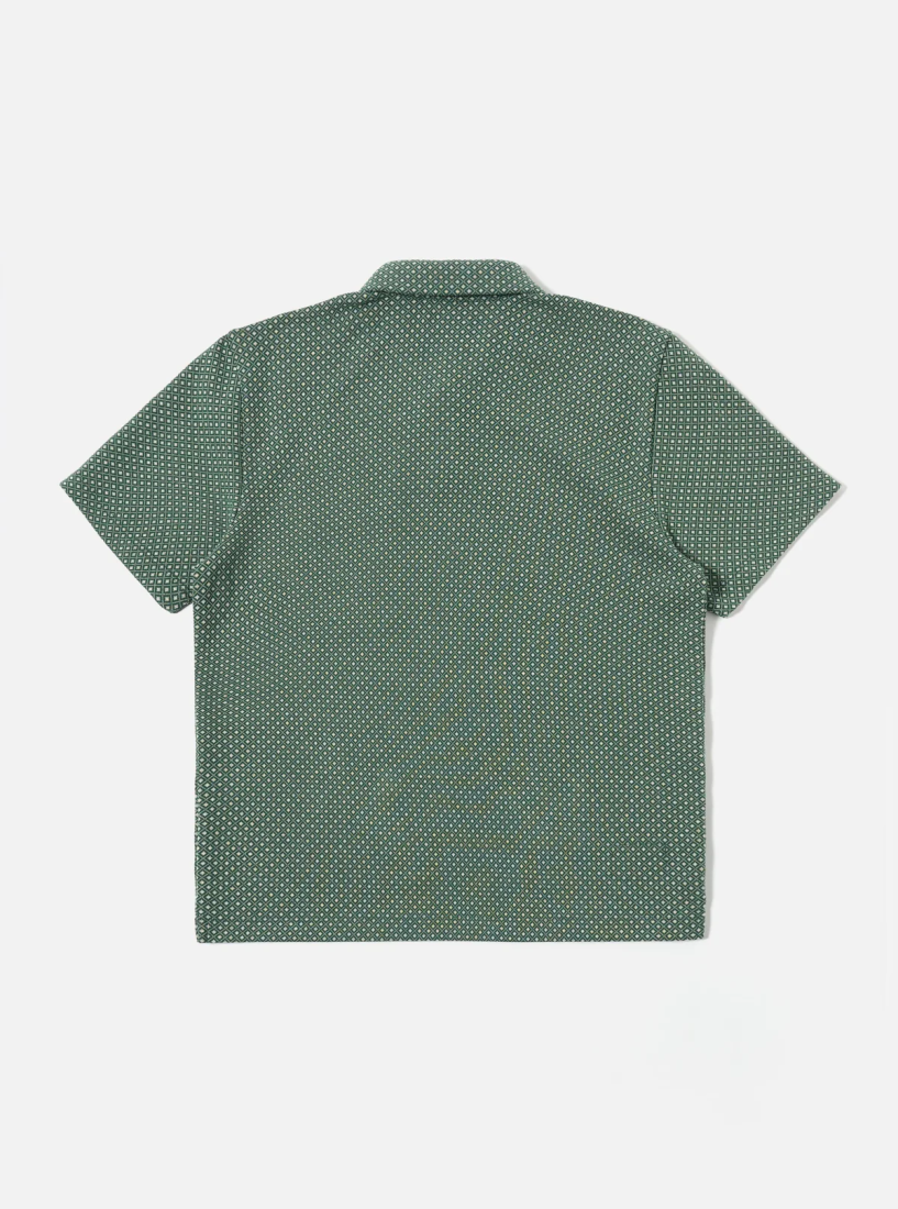 Argyll Jersey Newlyn Polo Green Universal Works