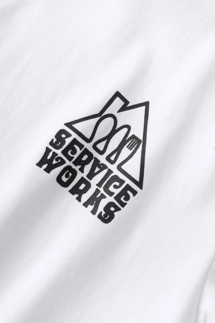 Home Comforts Tee White Service Works