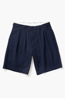 Seersucker Part Timer Shorts Dark Navy Service Works